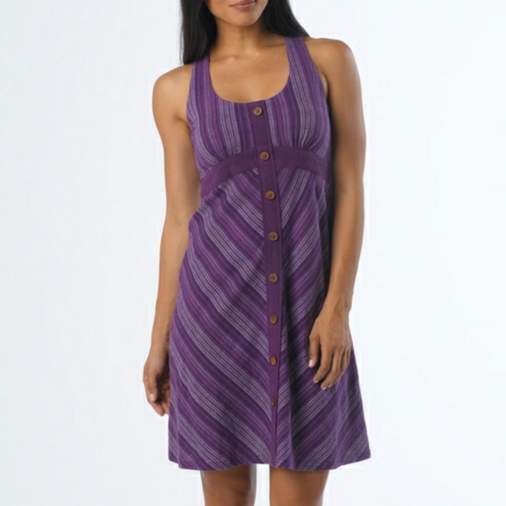 Prana Brooks midi dress sz L NWT